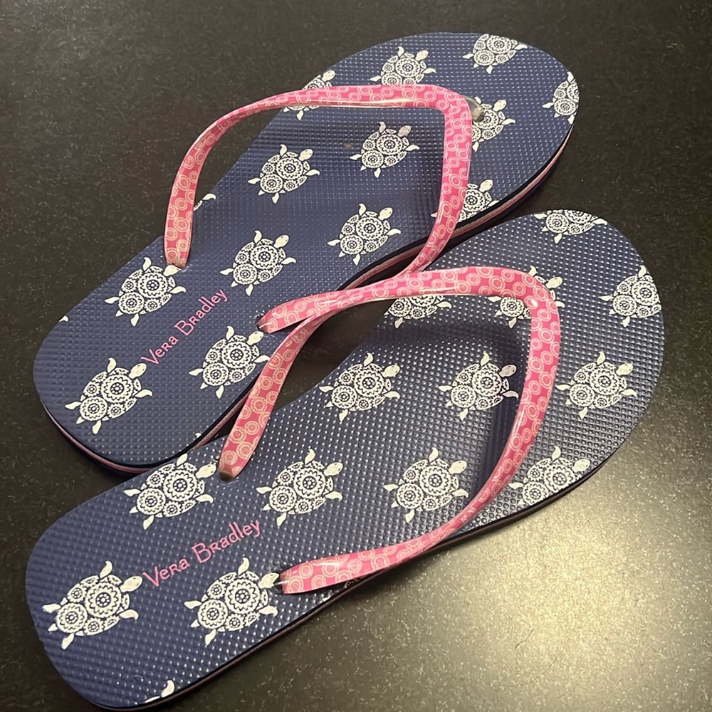 NWOT Vera Bradley Flip Flops🩵🩴